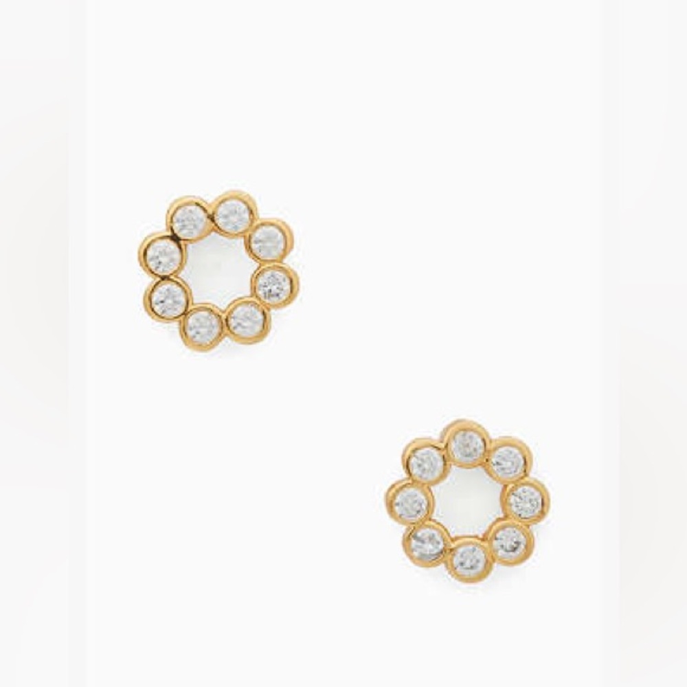 KATE SPADE Gold Full Circle Earrings - New